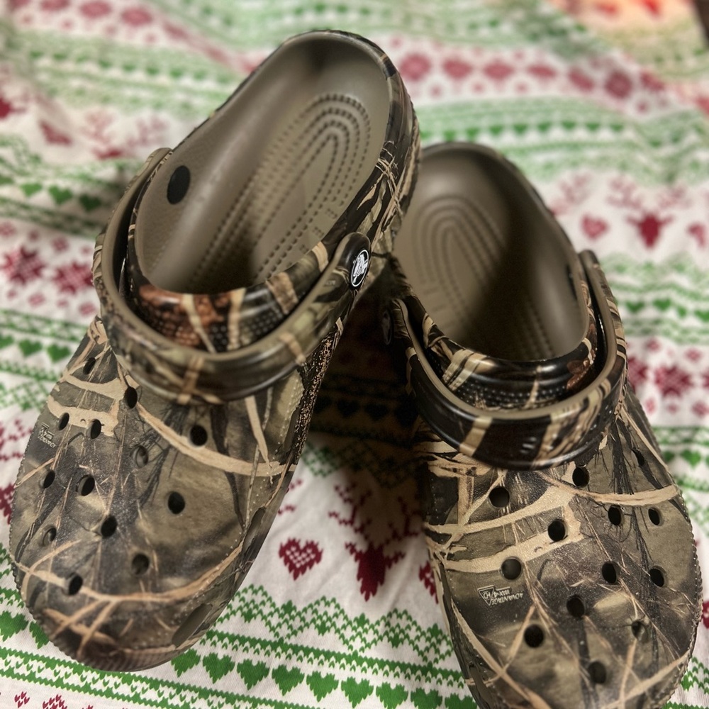 Camo Crocs